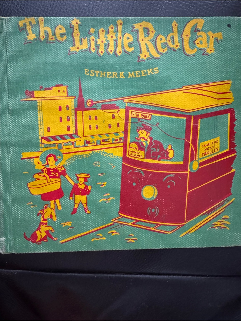 The Little Red Car Decorative Vintage-Style Book Cover
